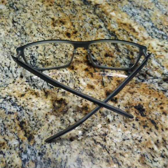 Morel Eyeglasses FRAMES ONLY mod. Lightec 7682L Black Silver Rectangular France - Picture 8 of 11